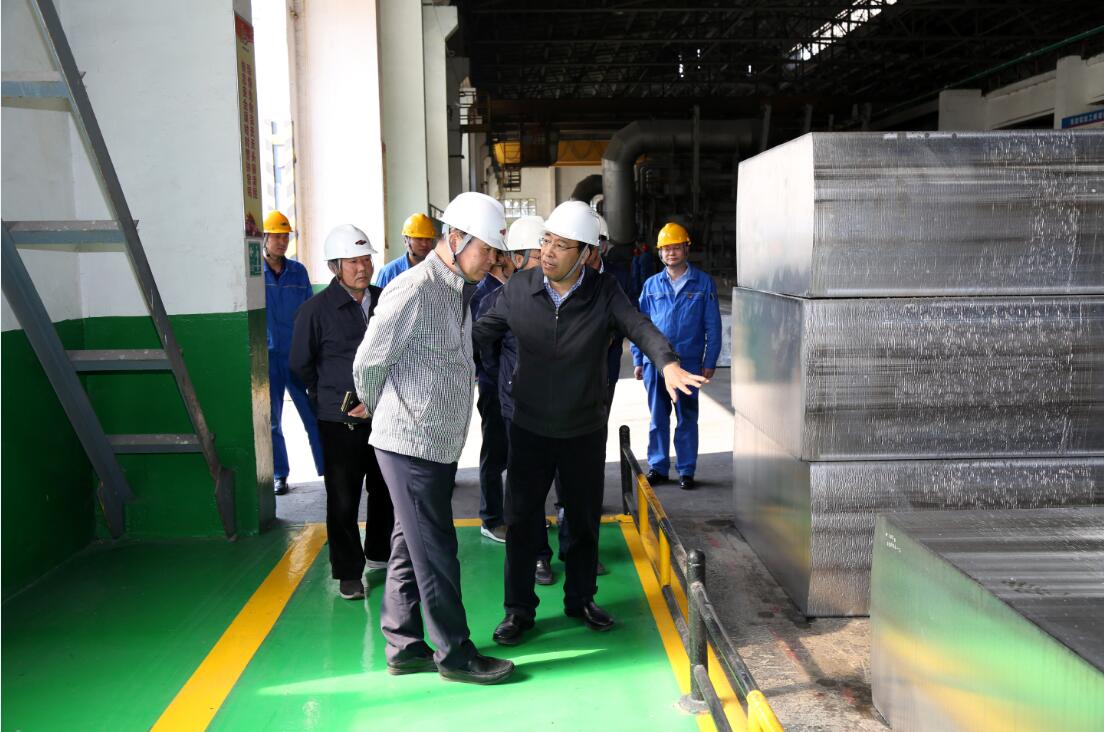 北京能源集團(tuán)投資部部長楊松、北京京能電力公司總經(jīng)理金生祥一行到萬基控股集團(tuán)調(diào)研